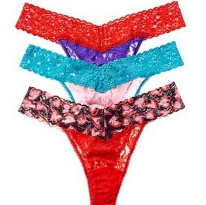 Hanky Panky 3pk Lace Thong